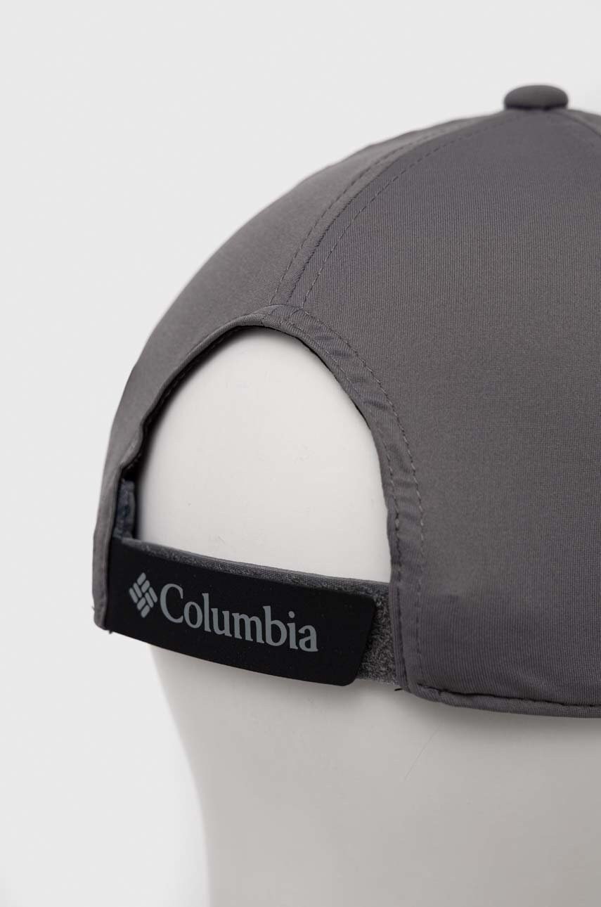 Кепка Columbia колір сірий однотонна