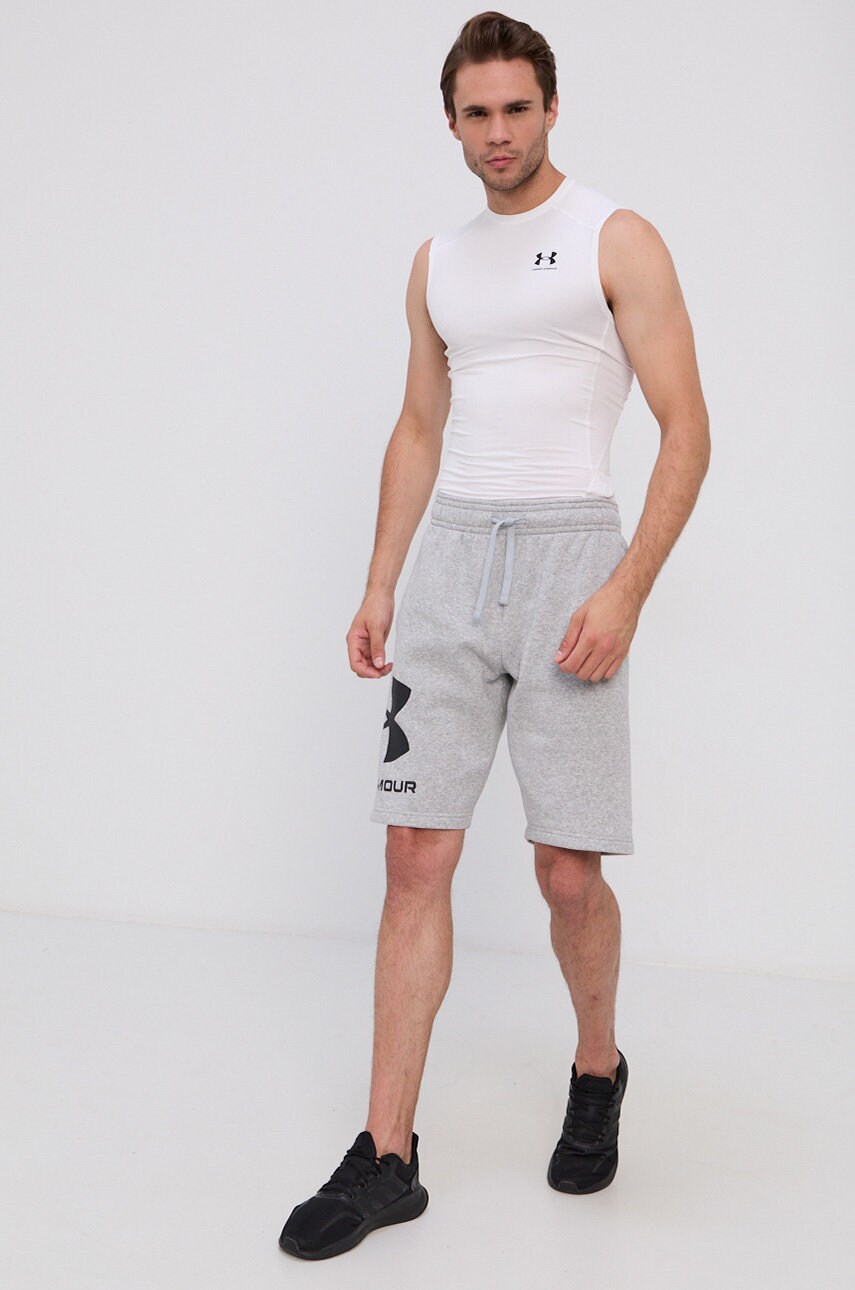 Футболка Under Armour 1361522 чоловіча колір білий