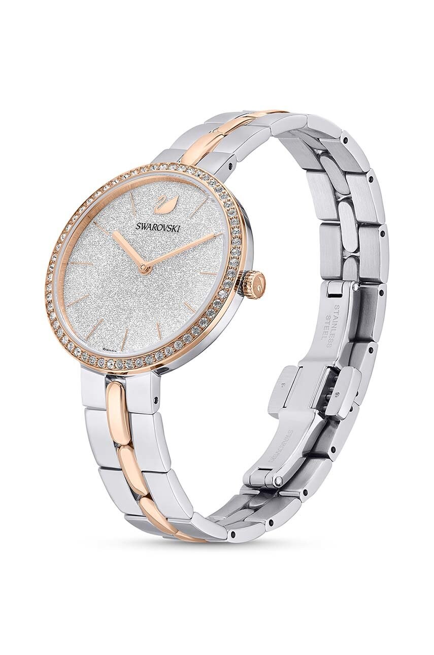 Годинник Swarovski Cosmopolitan жіночий колір срібний