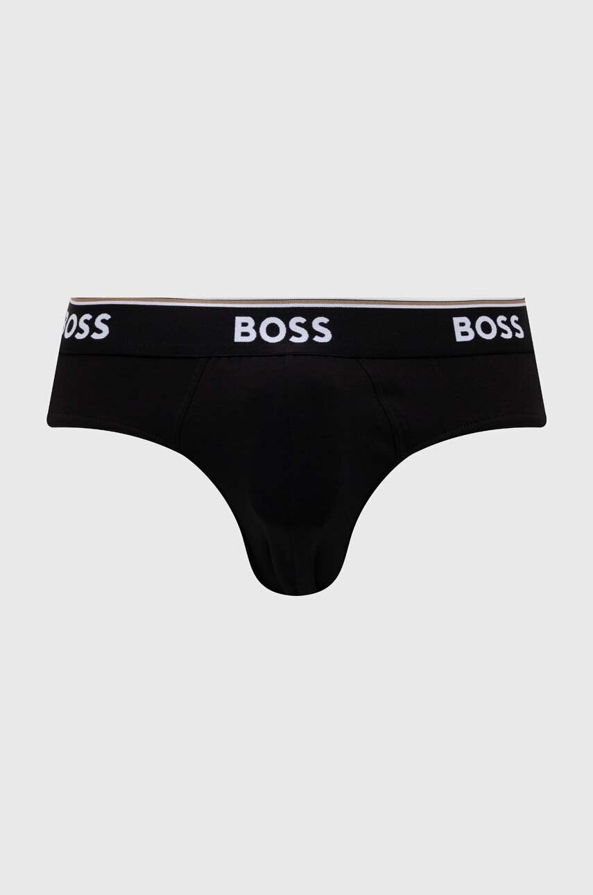 Сліпи BOSS 3-pack чоловічі колір чорний