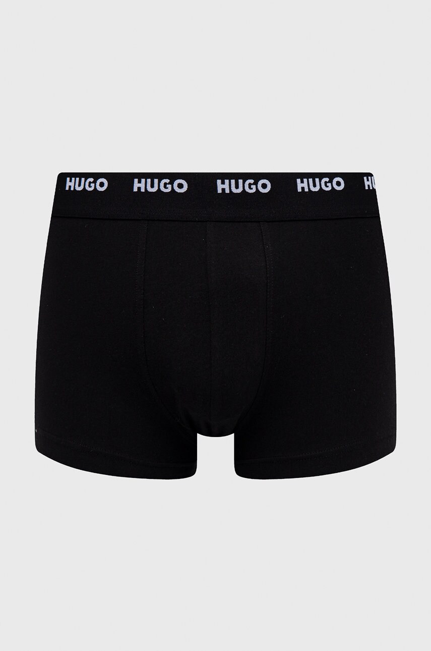 Боксери HUGO 5-pack чоловічі колір чорний 50479944