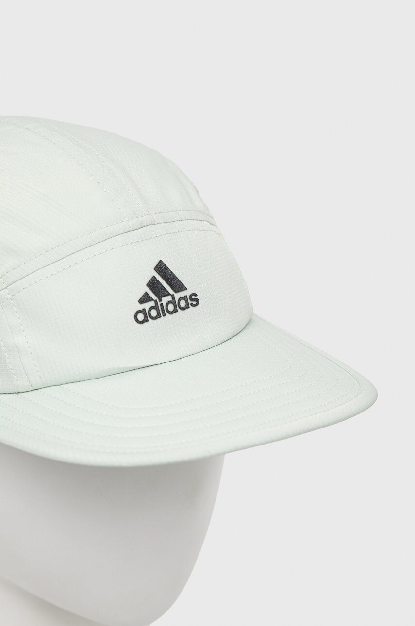 Кепка adidas Performance Run For The Ocean колір зелений однотонна