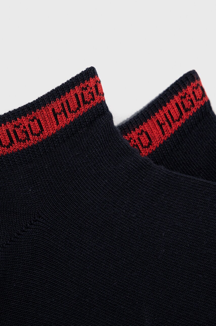 Шкарпетки HUGO (2-pack) чоловічі колір синій