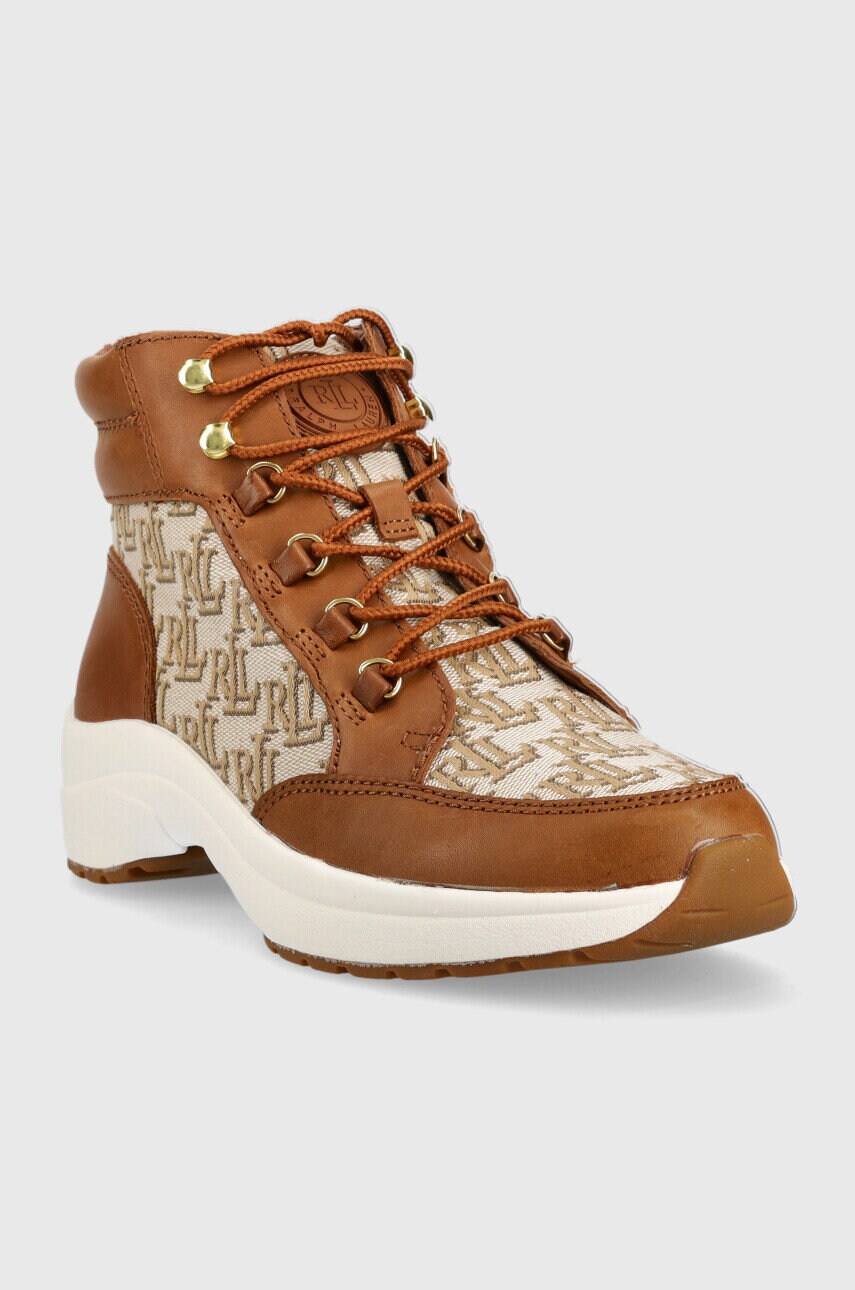 Кросівки Lauren Ralph Lauren Rylee жіночі колір коричневий 802882618002