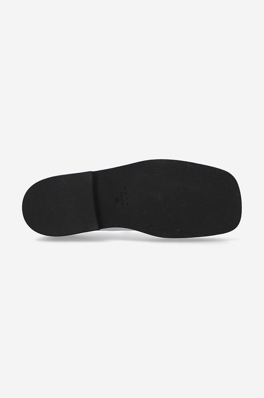 Шкіряні мокасини Marni Moccasin Shoe жіночі колір білий на платформі MOMS003904.P3731-white