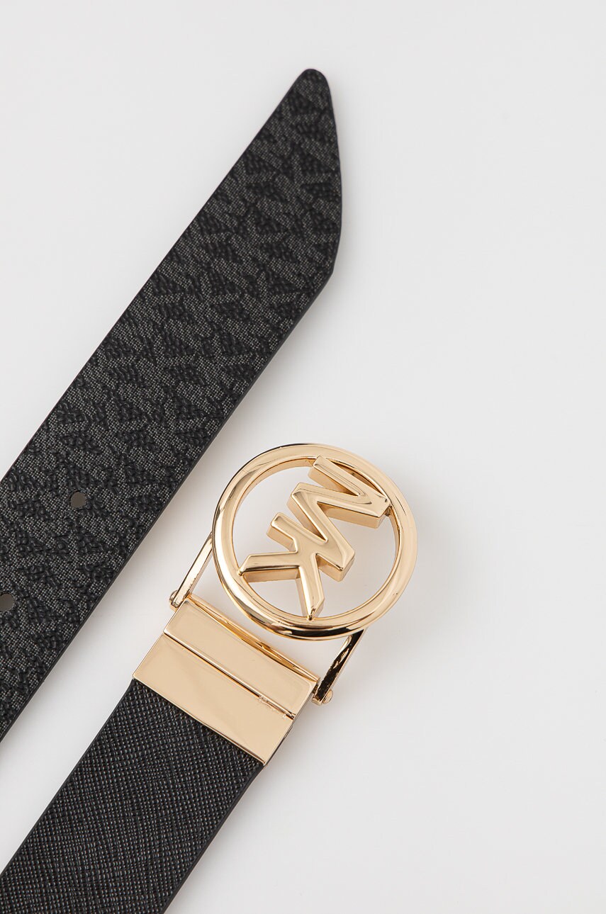 Двосторонній ремінь MICHAEL Michael Kors жіночий колір чорний