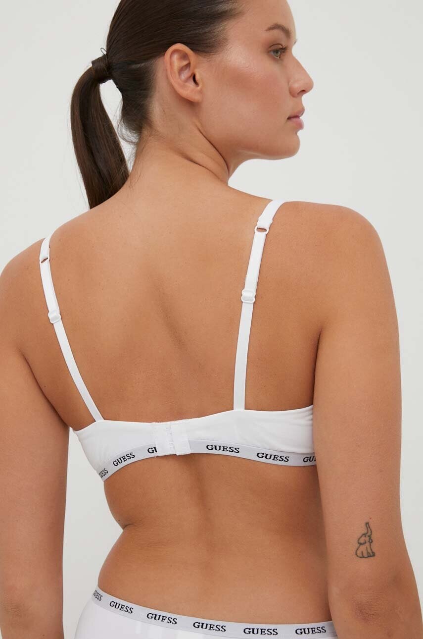 Бюстгальтер Guess колір білий однотонний