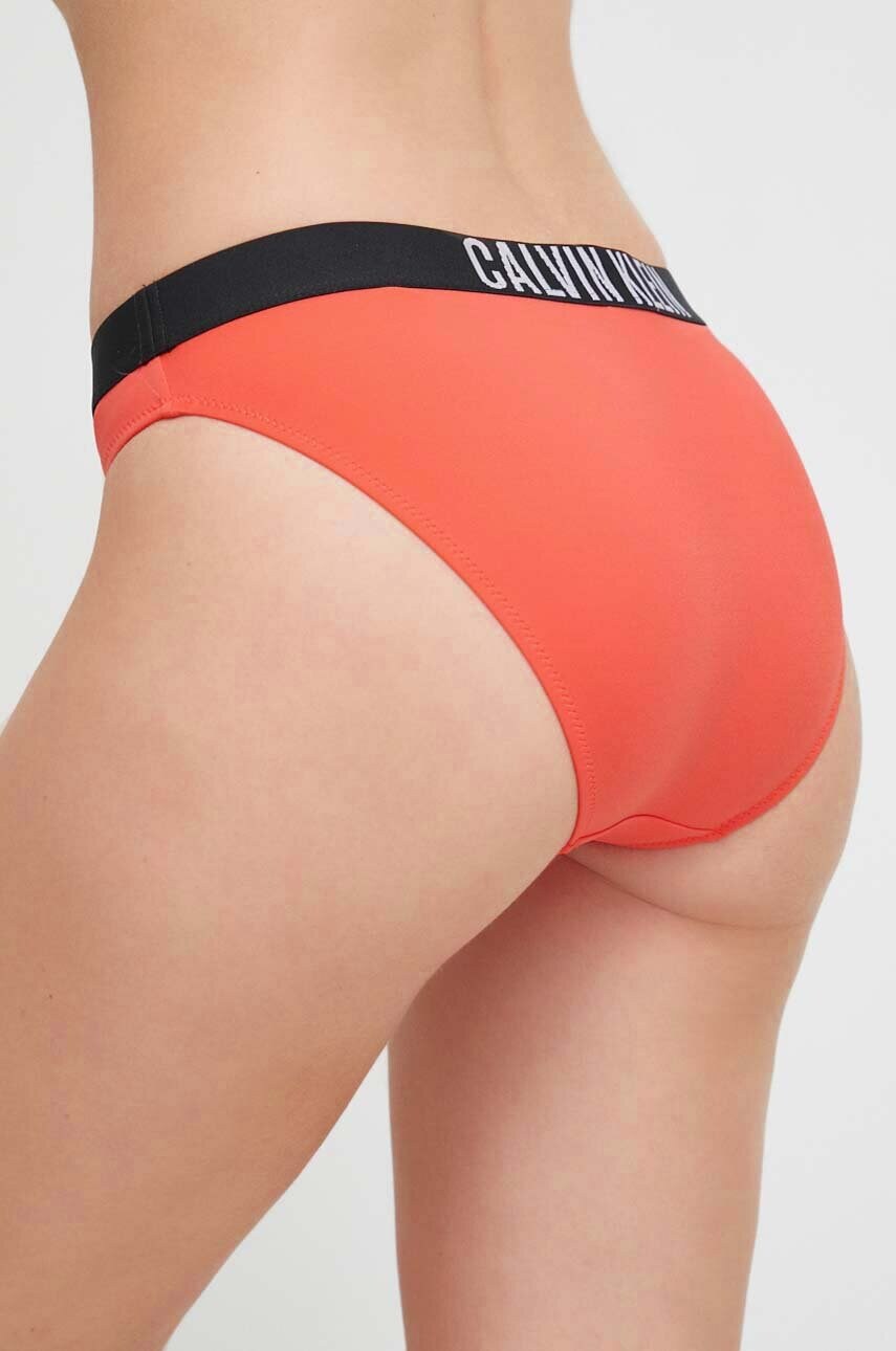 Купальні труси Calvin Klein колір помаранчевий