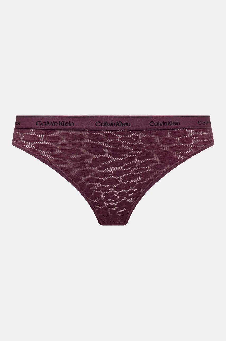 Труси Calvin Klein Underwear 3-pack колір бордовий 000QD5069E