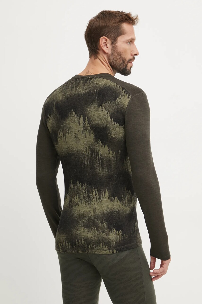 Функціональний лонгслів Smartwool Classic Thermal Merino колір зелений