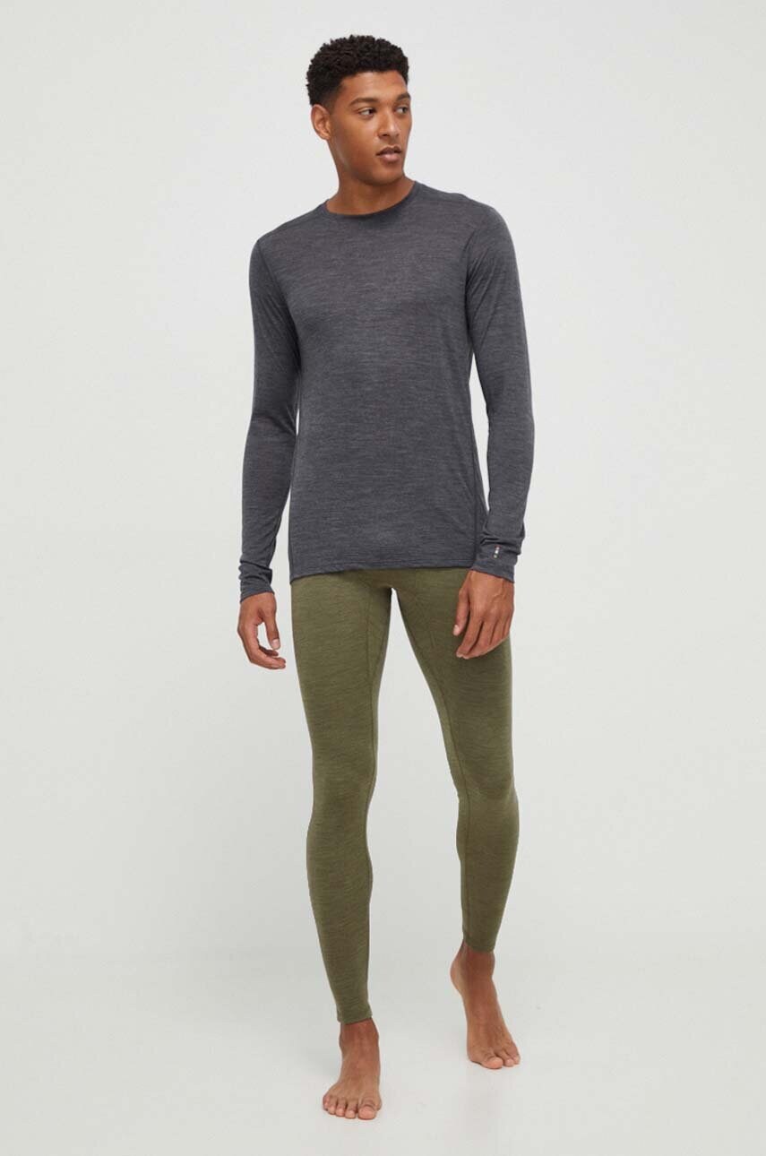 Функціональні легінси Smartwool Classic Thermal Merino колір зелений