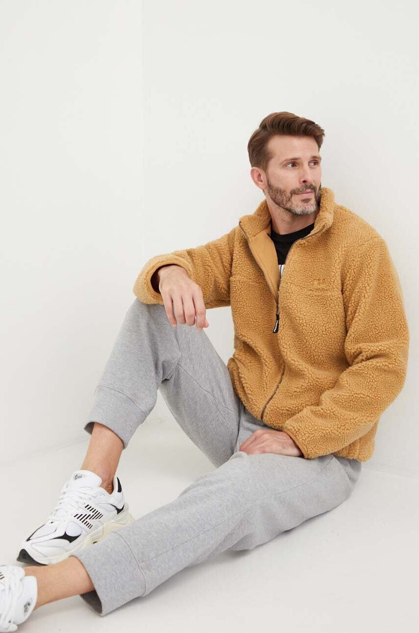 Куртка Fila чоловіча колір бежевий перехідна