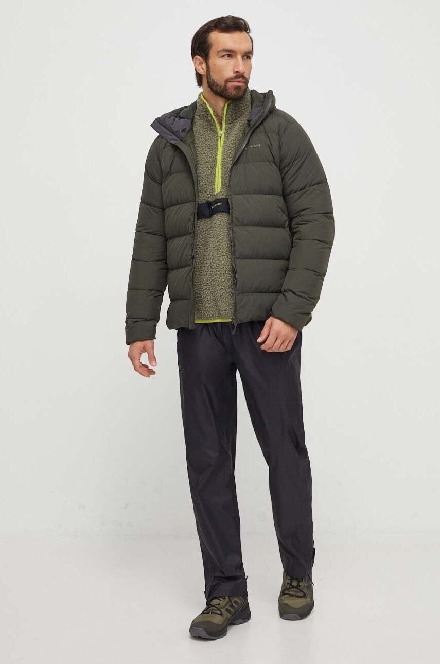 Спортивна кофта Icebreaker RealFleece Merino High Pile колір зелений однотонна