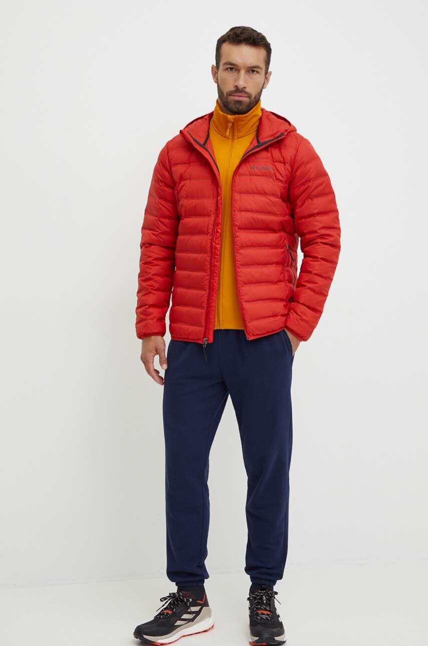 Спортивна кофта Jack Wolfskin Baiselberg колір помаранчевий однотонна