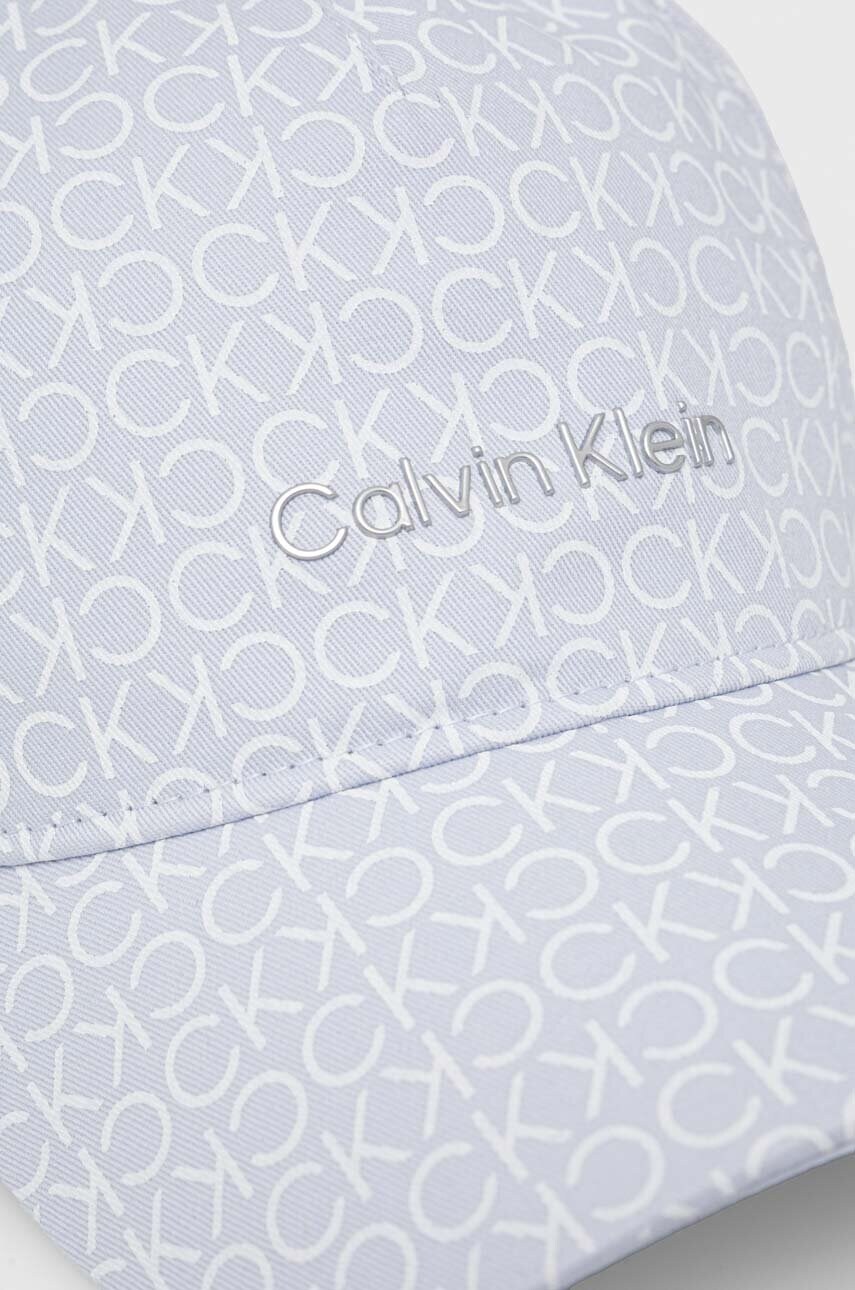 Бавовняна бейсболка Calvin Klein візерунок