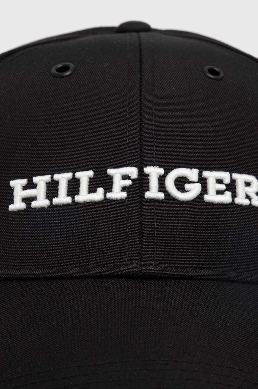 Кепка Tommy Hilfiger колір чорний з аплікацією