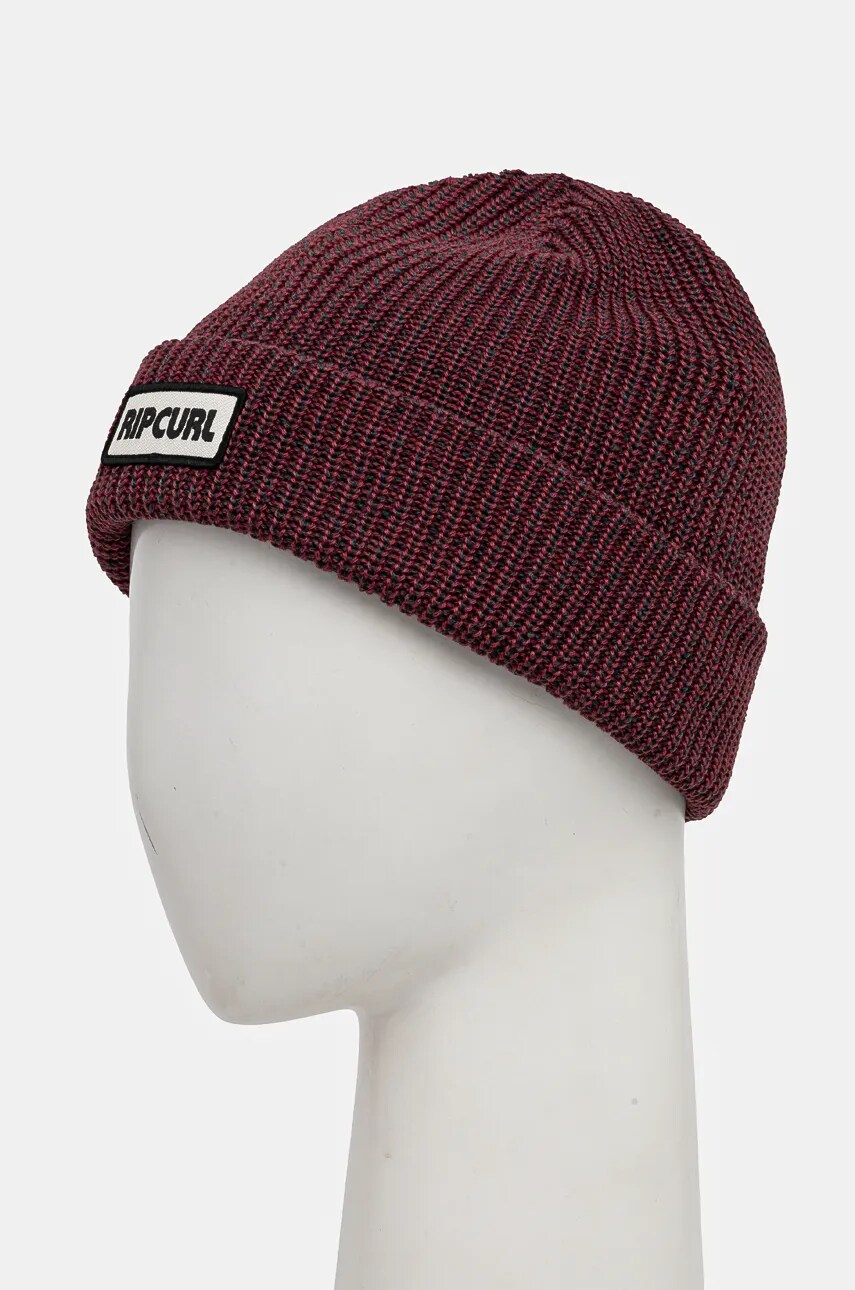 Шапка Rip Curl колір бордовий