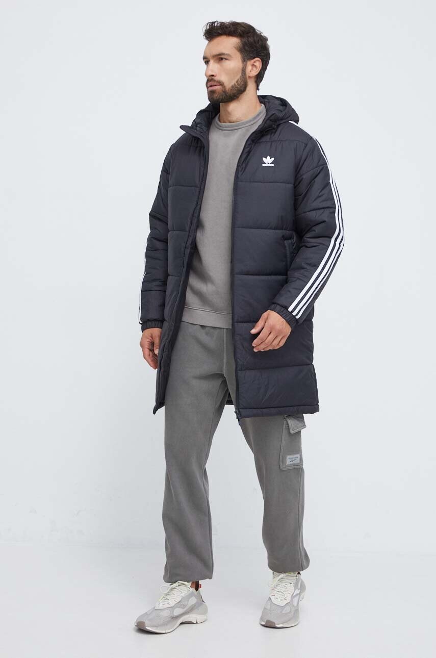 Куртка adidas Originals чоловіча колір чорний зимова