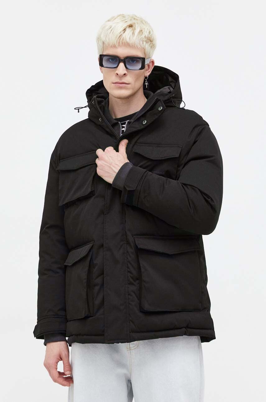 Куртка Guess Originals колір чорний зимова