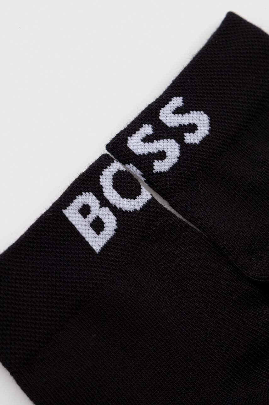 Шкарпетки BOSS 2-pack жіночі колір чорний