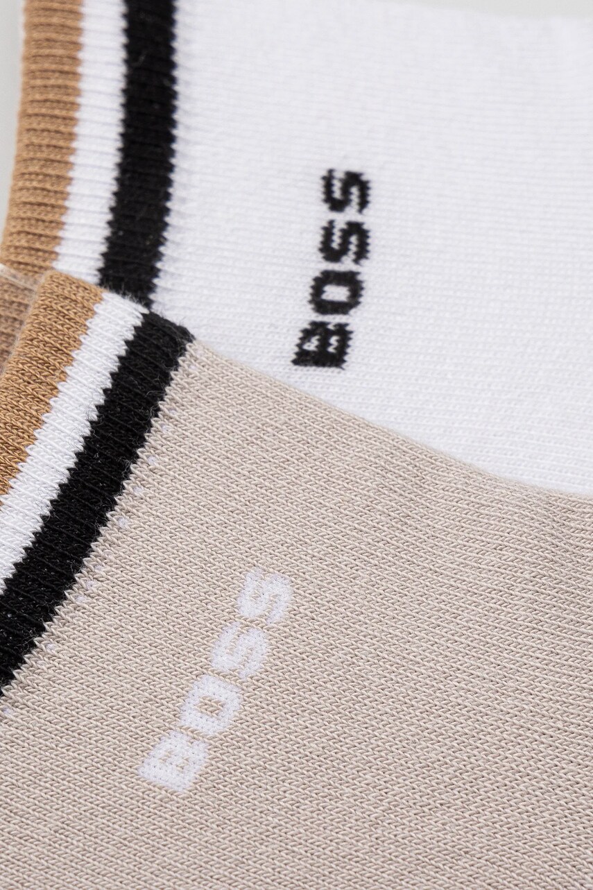 Шкарпетки BOSS 2-pack чоловічі колір бежевий