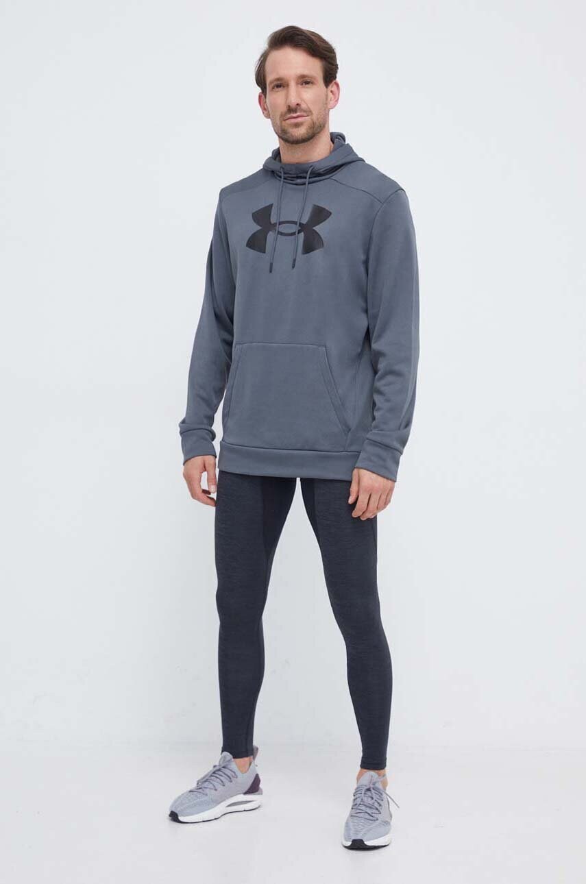 Легінси для тренувань Under Armour колір сірий меланж