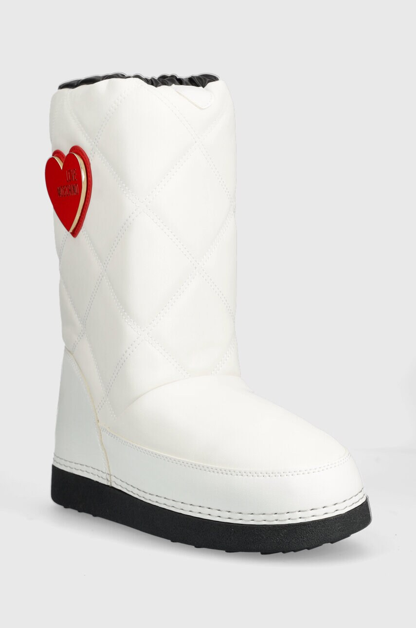 Зимові чоботи Love Moschino колір білий JA24172G1HIT710A