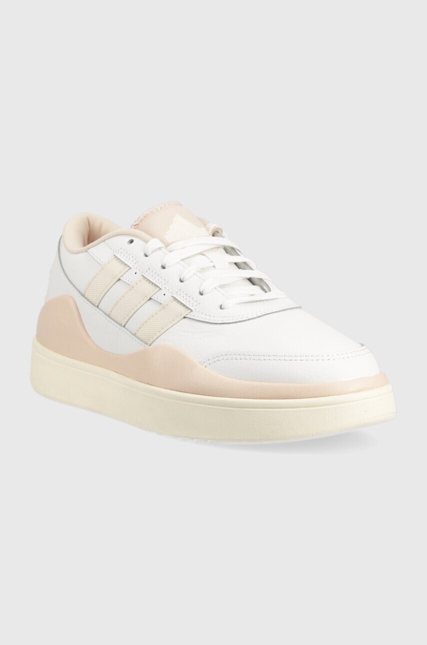 Шкіряні кросівки adidas OSADE колір бежевий