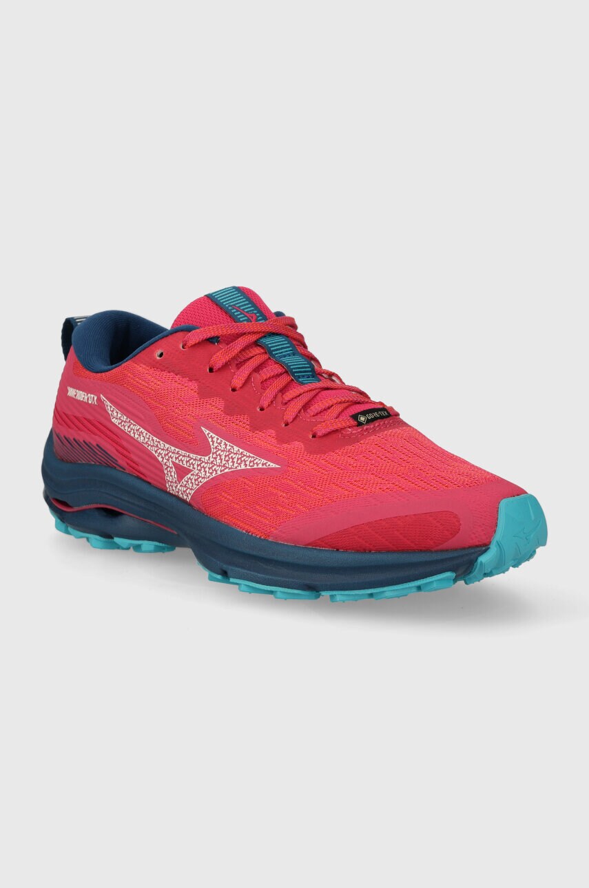Бігові кросівки Mizuno Wave Rider GTX колір червоний