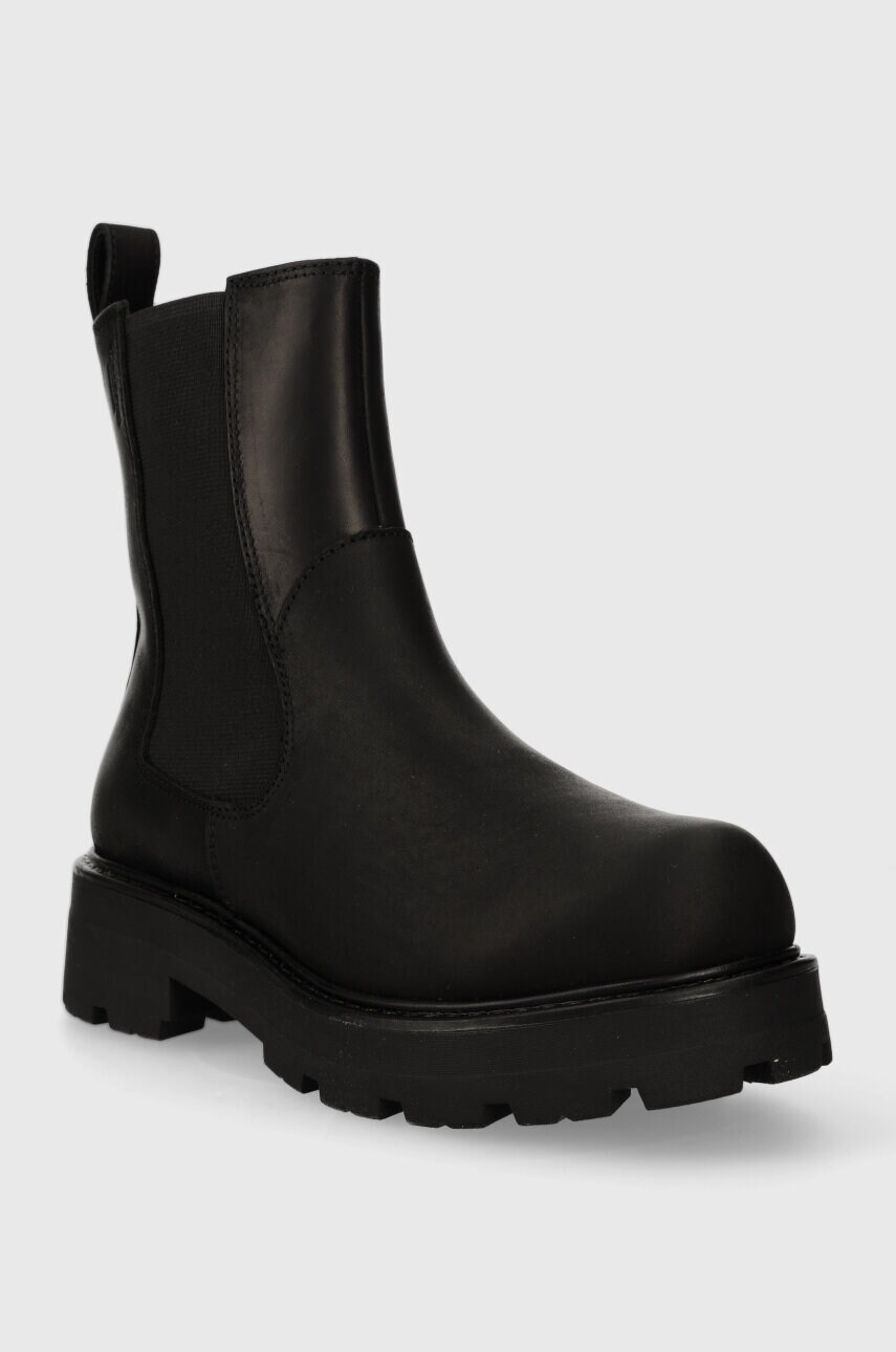 Замшеві черевики Vagabond Shoemakers COSMO 2.0 жіночі колір чорний на платформі утеплене 5459.309.21