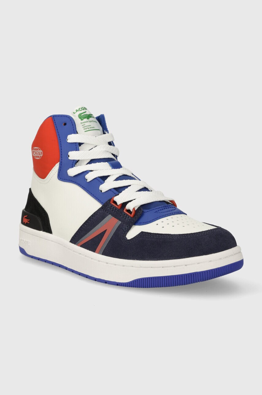 Шкіряні кросівки Lacoste L001 Leather Colorblock High-Top 45SMA0027
