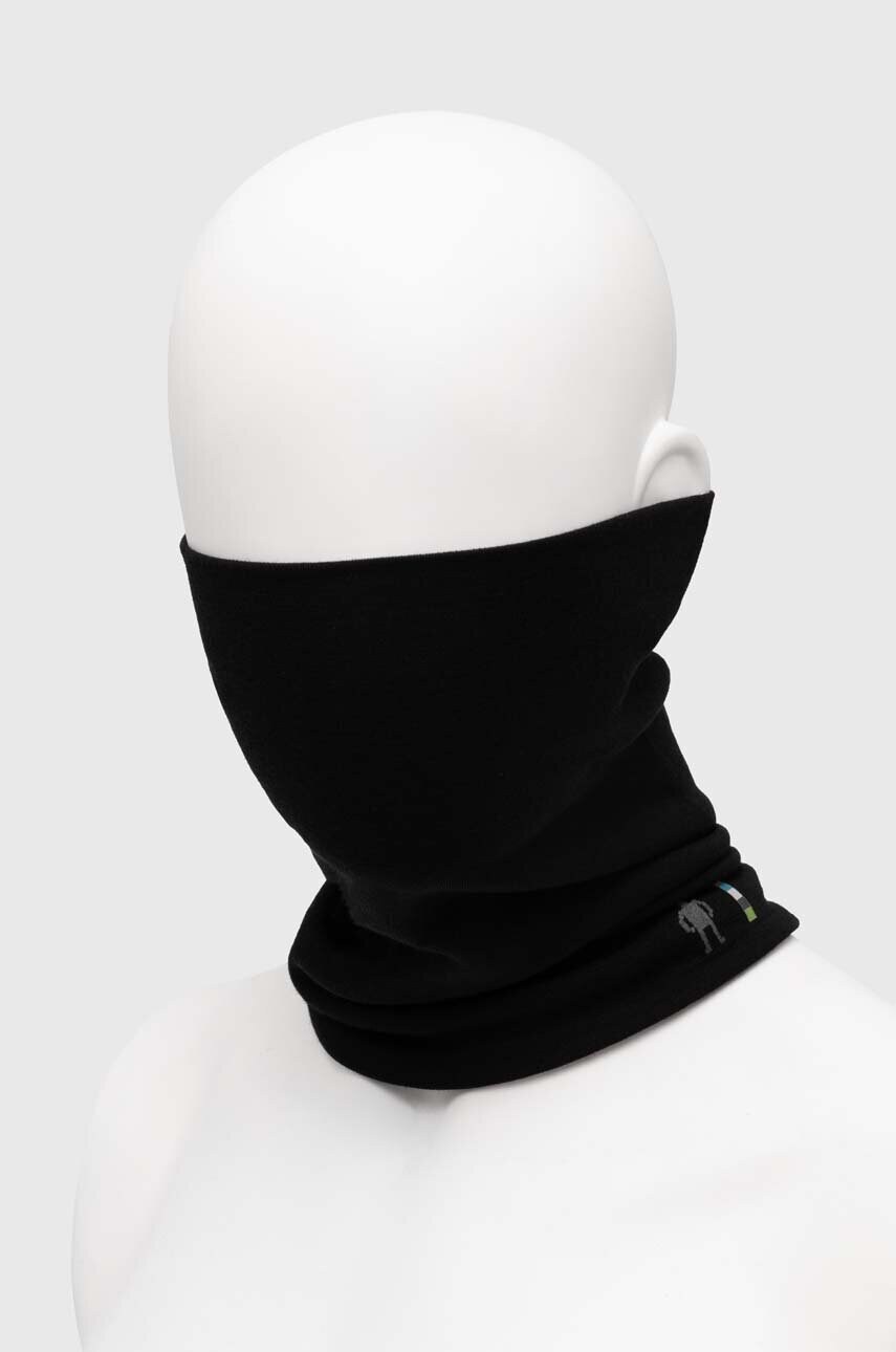 Снуд Smartwool Thermal Merino Reversible колір чорний однотонний SW017071