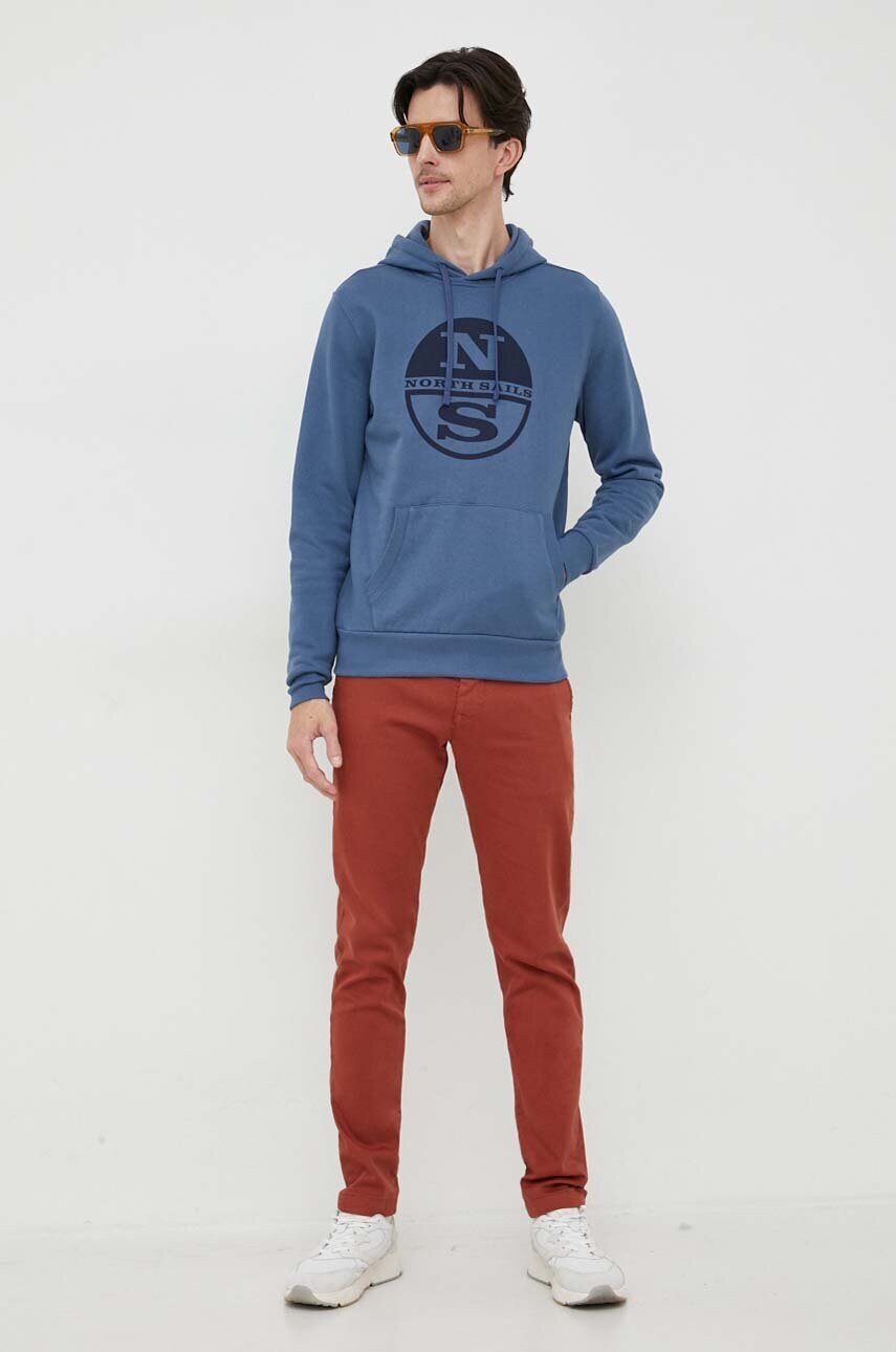 Штани Pepe Jeans James чоловічі колір червоний облягаючі