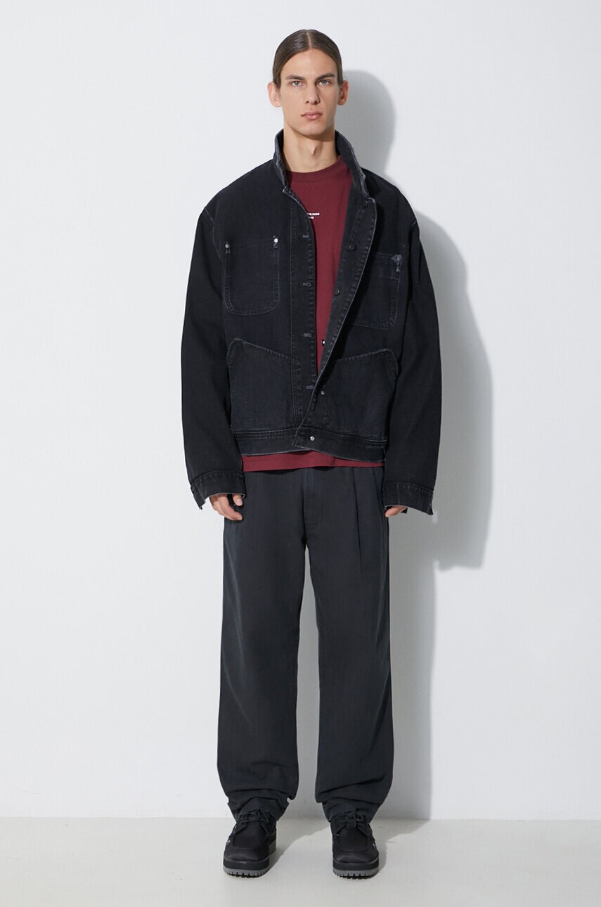 Штани Maharishi U.S. Chino Loose чоловічі колір чорний фасон chinos 4604.BLACK