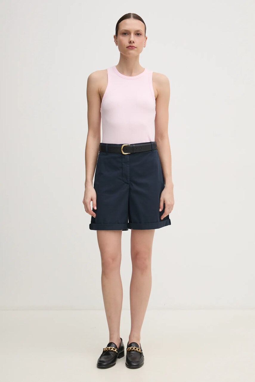 Топ Tommy Hilfiger жіночий колір рожевий WW0WW38635