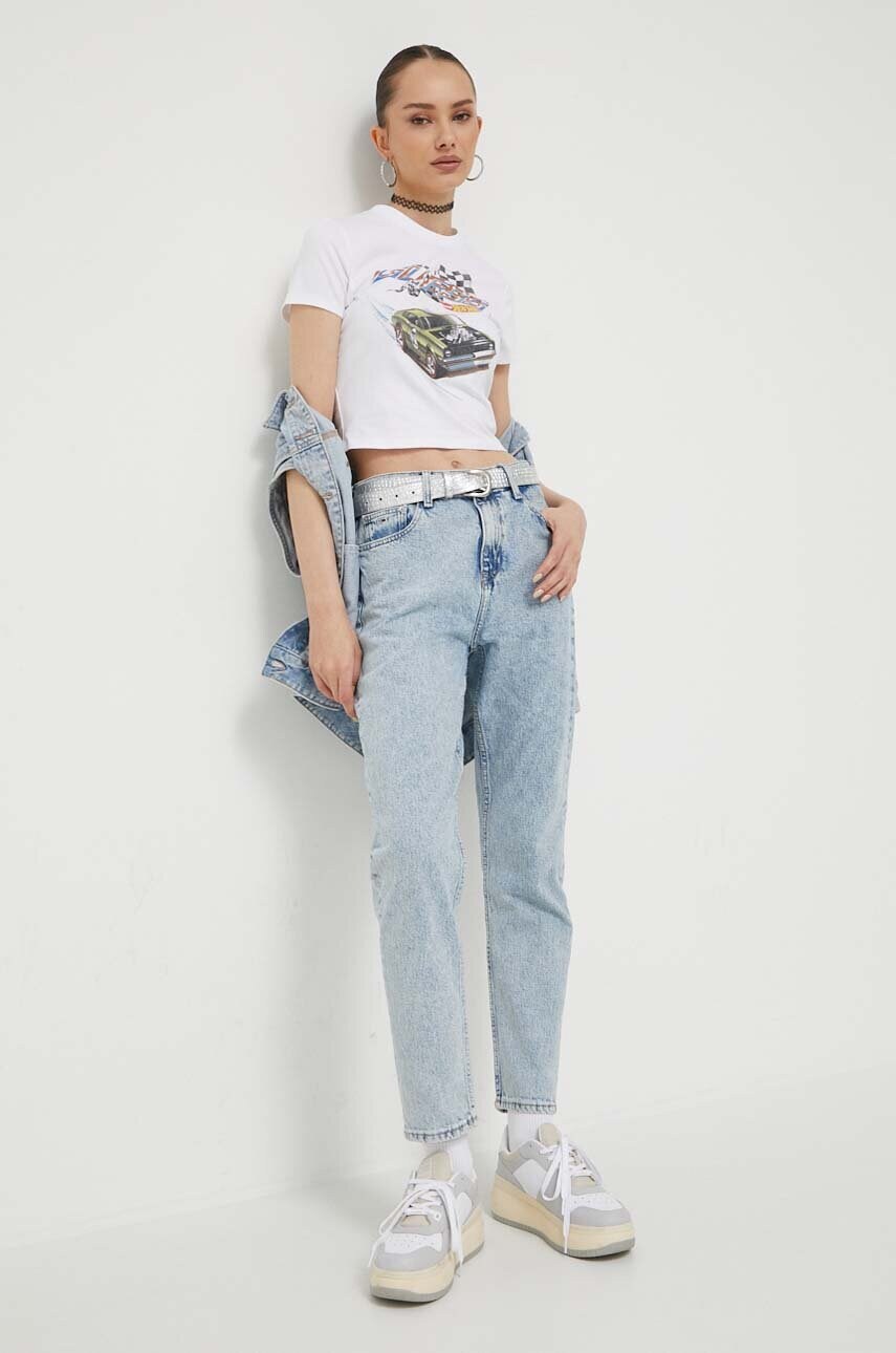 Футболка Guess Originals жіноча колір білий