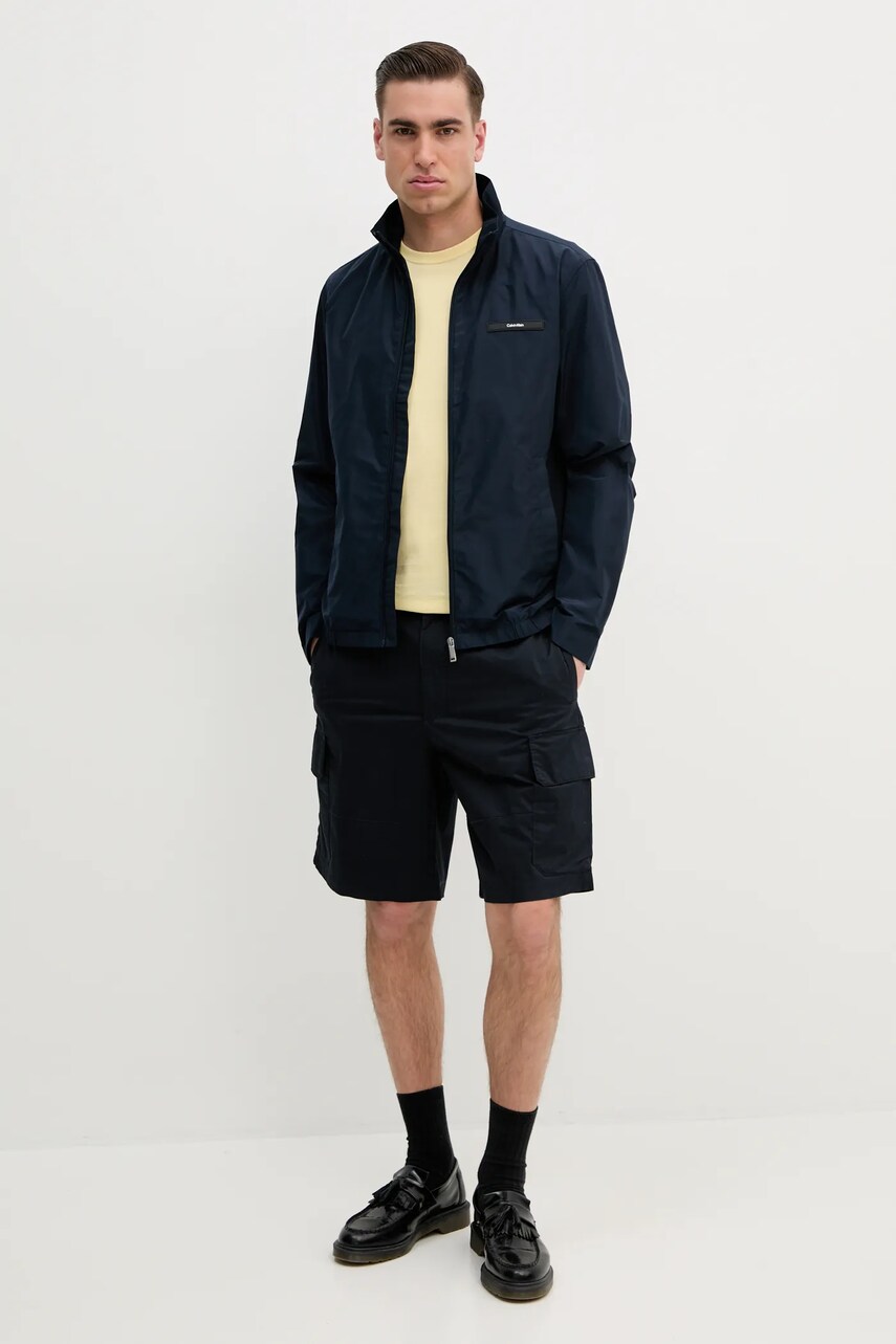 Бавовняна футболка Barbour колір жовтий однотонний