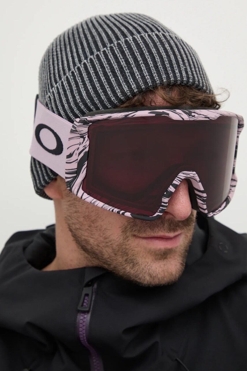 Захисні окуляри Oakley Line Miner колір фіолетовий OO7070