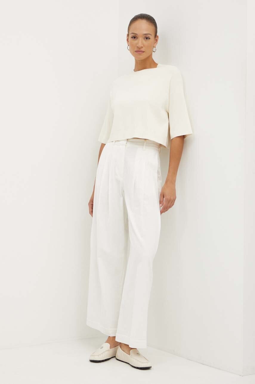 Светр Weekend Max Mara колір бежевий легкий 2425366051600