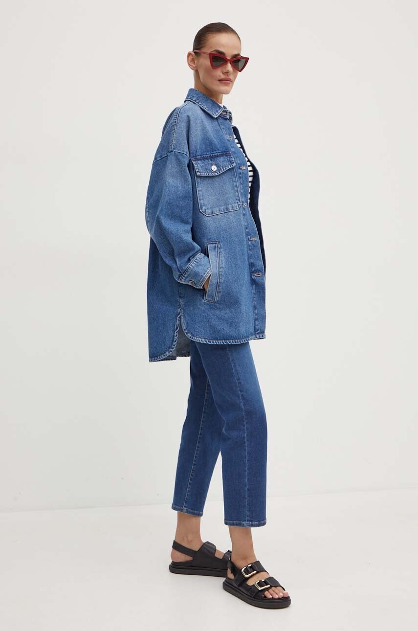 Топ Weekend Max Mara колір синій 2425366071600