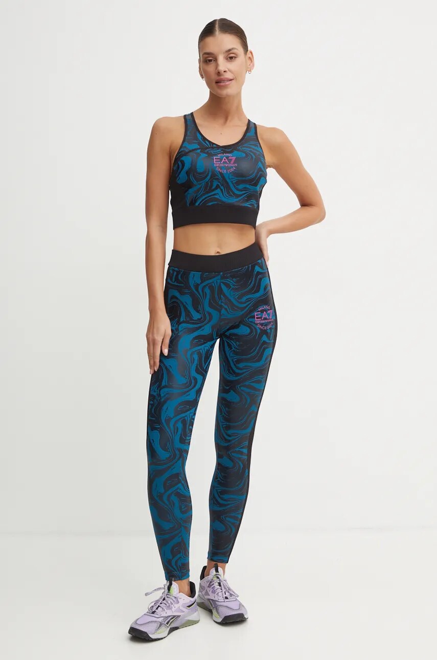 Спортивний бюстгальтер EA7 Emporio Armani візерунок TJVXZ.6DTH55