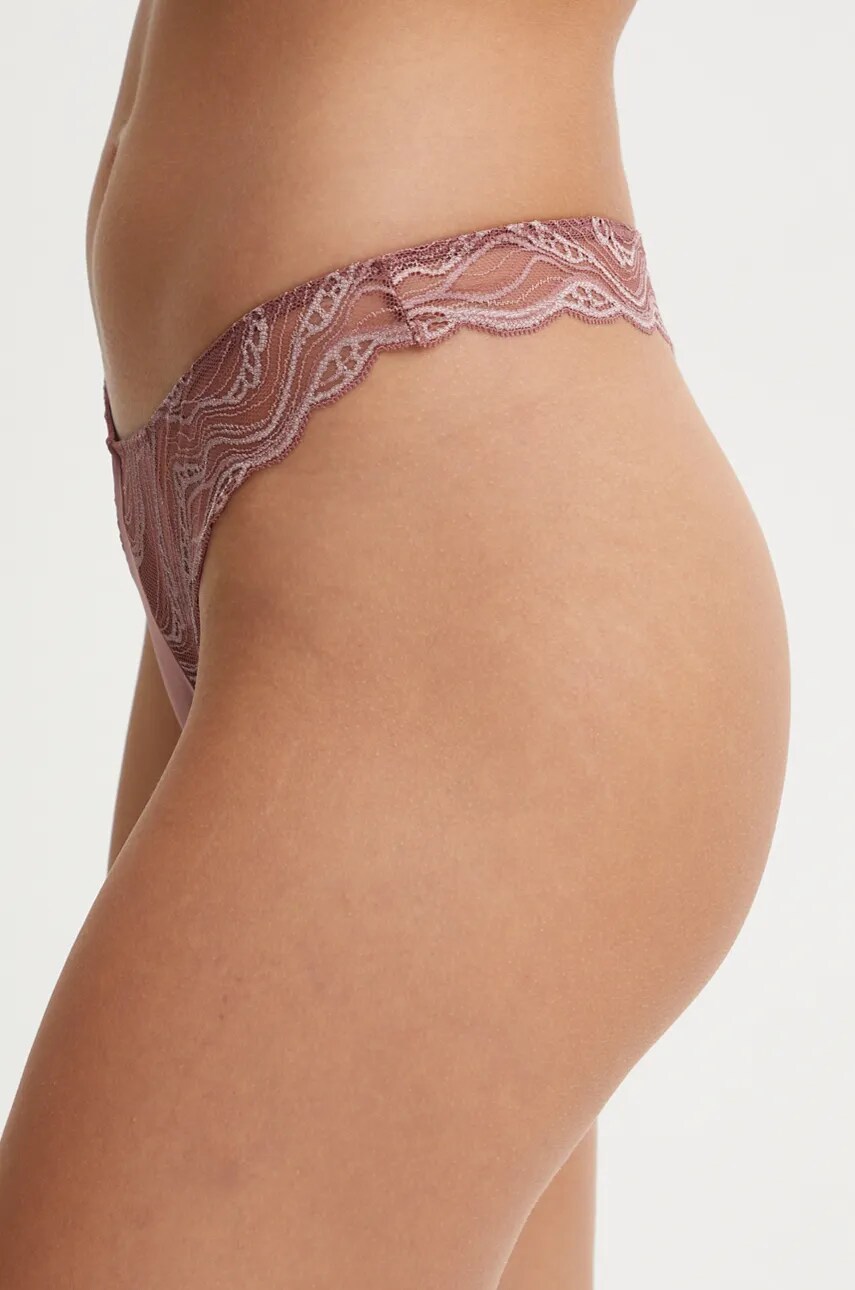 Стринги Calvin Klein Underwear колір рожевий 000QF8093E