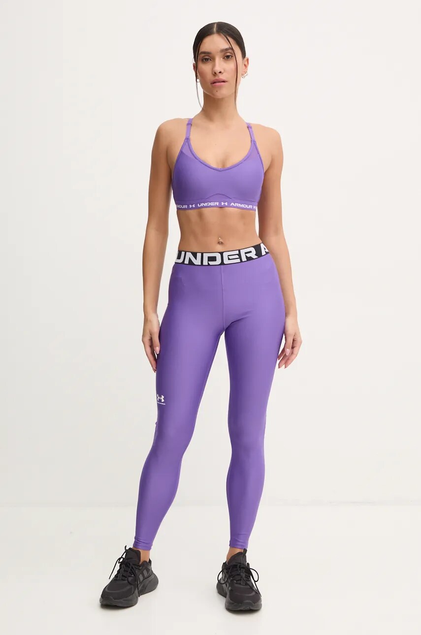 Спортивний бюстгальтер Under Armour Crossback колір фіолетовий 1386424