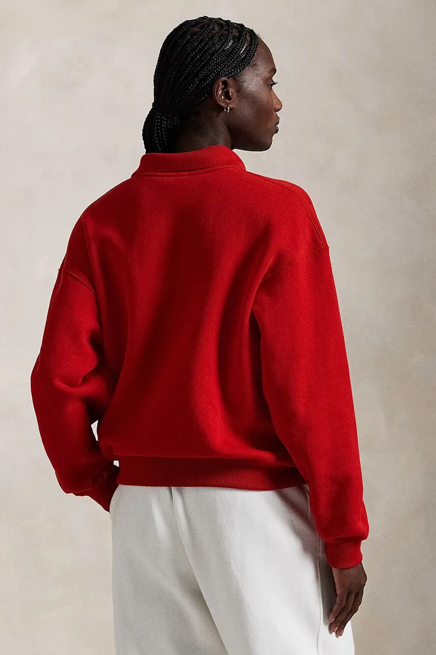 Кофта Polo Ralph Lauren жіноча колір червоний однотонна 211947966