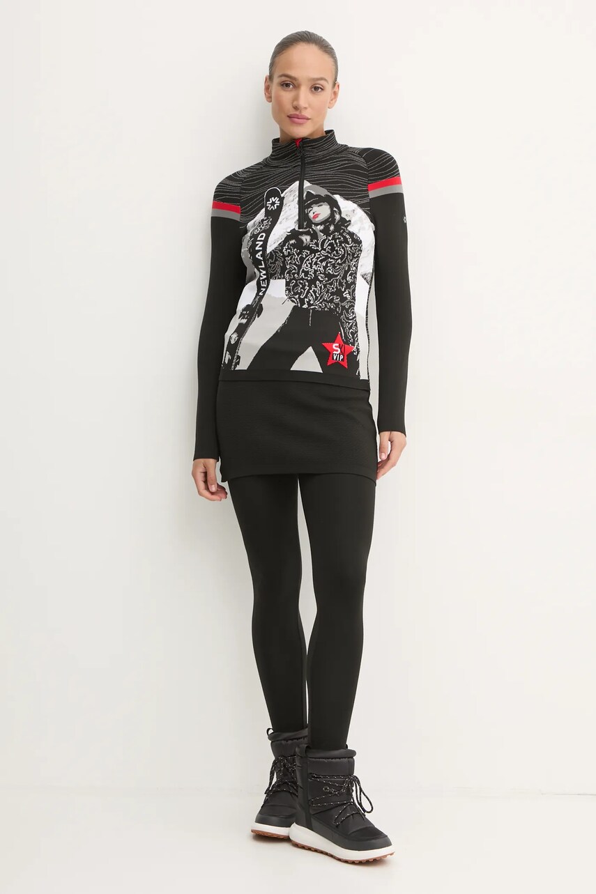 Светр Newland Katniss жіночий колір чорний легкий гольф N46576.108
