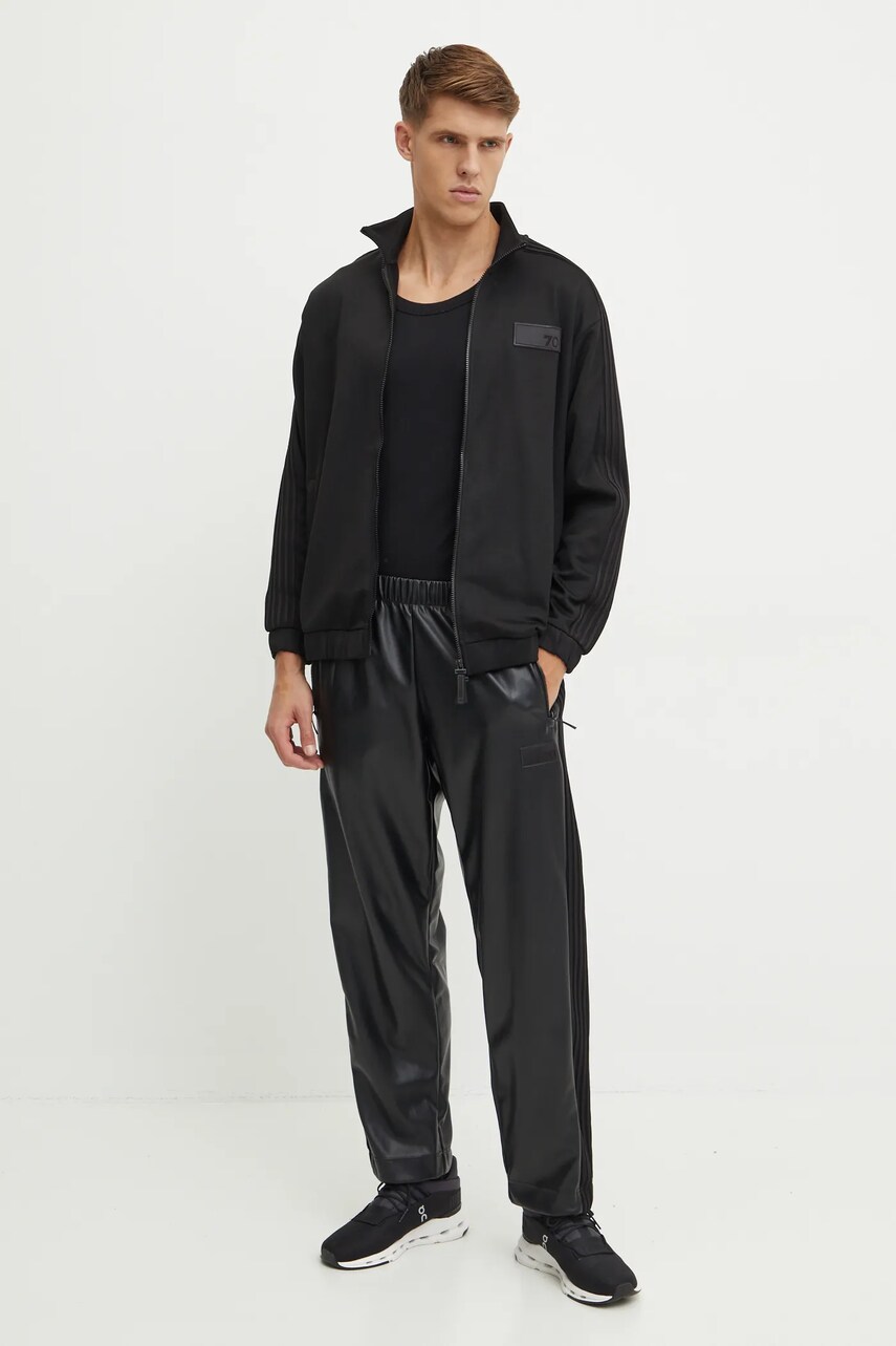 Кофта EA7 Emporio Armani чоловіча колір чорний однотонна PJPXZ.6DUM03