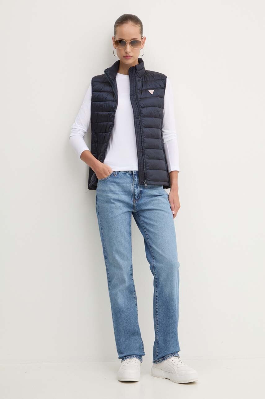 Лонгслів Guess Jeans жіночий колір білий W4YI22 J1314