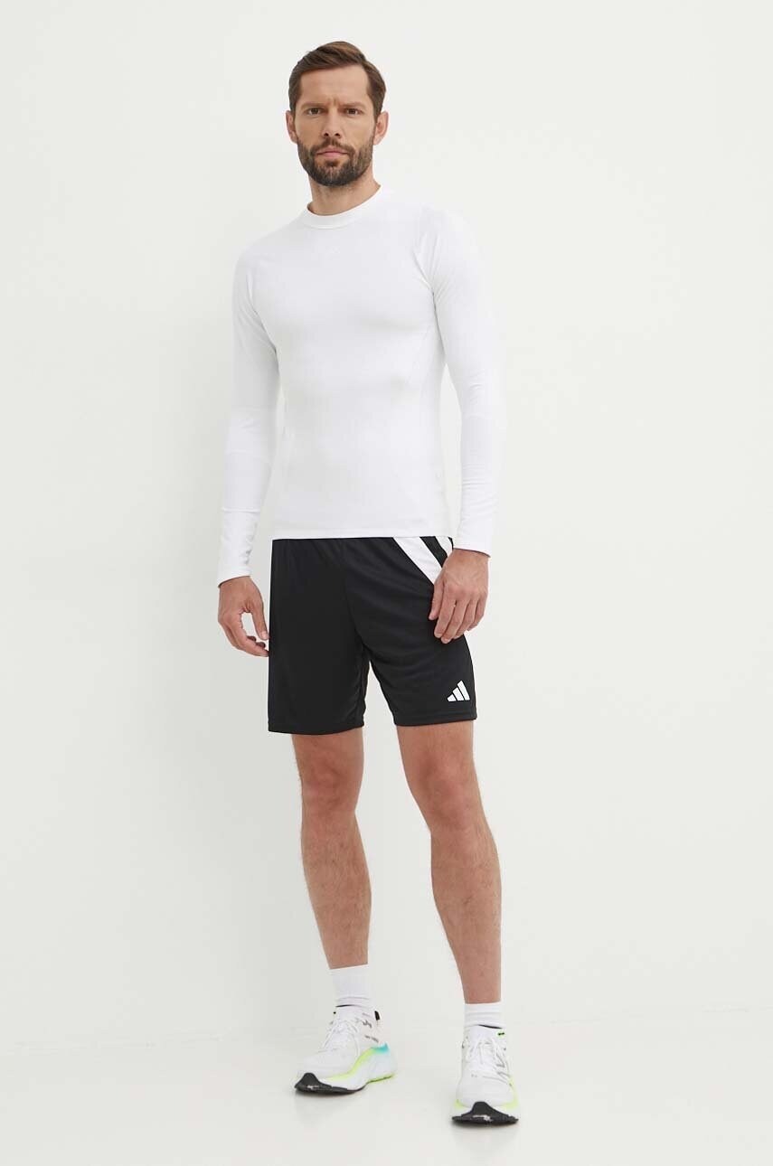 Лонгслів для тренувань adidas Performance Techfit колір білий однотонний IA1133