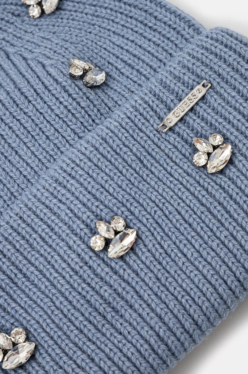 Шапка з домішкою вовни Guess AW5198 POL01