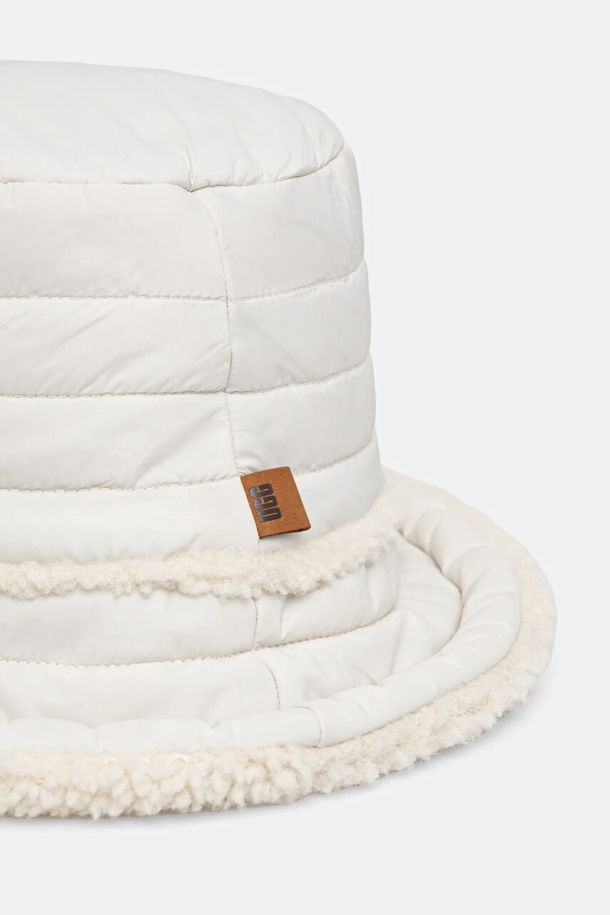 Двосторонній капелюх UGG колір бежевий 101018